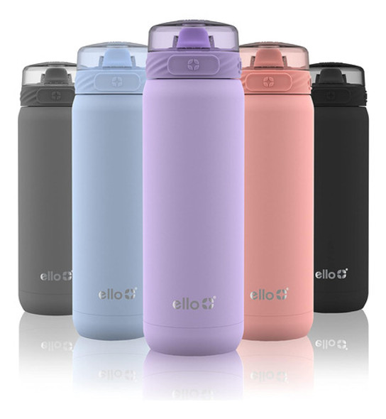 Botella De Agua Inoxidable De 650ml Aislada Al Vacío, Lila 0