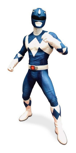 Muñeco Figura Articulada Power Ranger Azul Ditoys 50cm 1