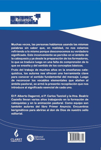 Que Decimos Cuando Decimos...?-glosario Para Catequistas Ani 1