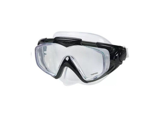 Mascara De Buceo Intex Silicona Aqua Pro Cristal Templado 1