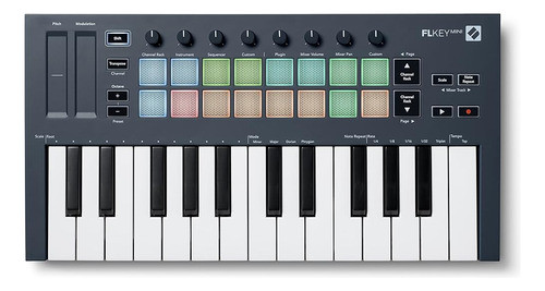 Novation Flkey Mini Teclado Midi Compacto Para Fl Studio 0
