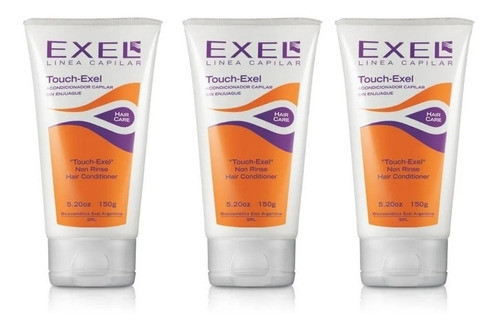 3 Unid - Touch Exel Crema De Peinar Acondicionador S/ Enjuag 0