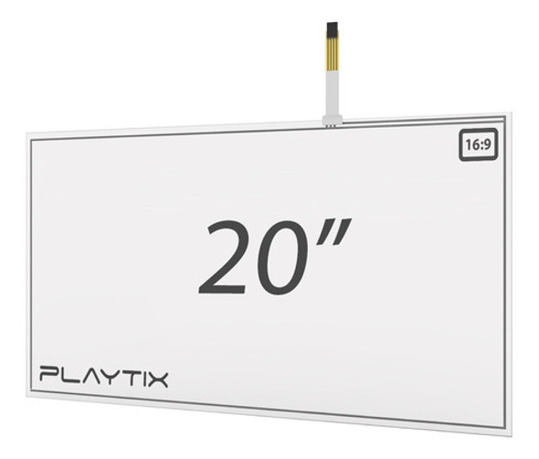 Kit Painel Touch Screen 20 Resistivo 4 Vias Usb Playtix 0