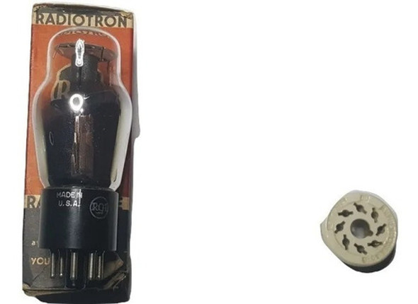 Válvula Electrónica 6g6 G Rca Usa Nos Radio Antigua 1