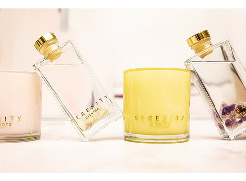 Difusor De Aroma 130 Ml Serenity Citrine Con Cristales 1