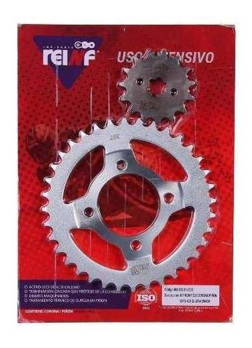Kit corona Piñon Moto Maverick Fox 110 - 36/15 - 428 0