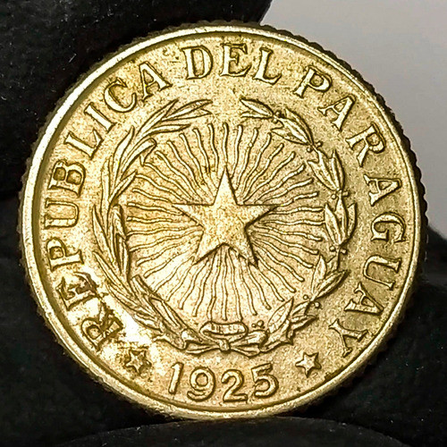 Paraguay 50 Centavos 1925 Antigua Moneda Colección 1