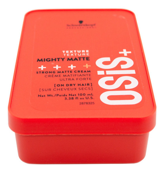 Schwarzkopf Osis+ Mighty Matte Crema Fijación Fuerte Pelo 1