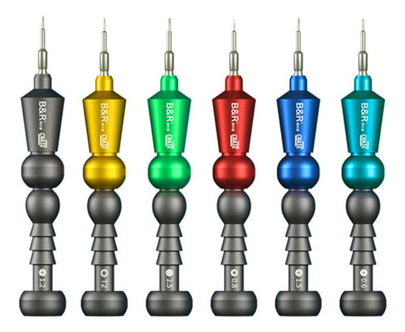 Kit Mechanic Colorful 6 En 1 Destorniladores Profesional 0