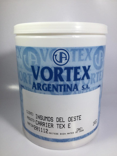 Tinta Al Agua Carrier Cubritiva Xkg Estampado Textil 1