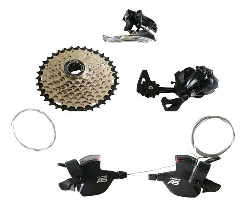 Grupo Ltwoo Transmision 27 V Compatible Shimano 0