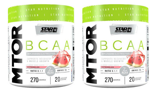 Mtor Bcaa 8.1.1 Star Nutrition 270gr X 2un - Watermelon 0