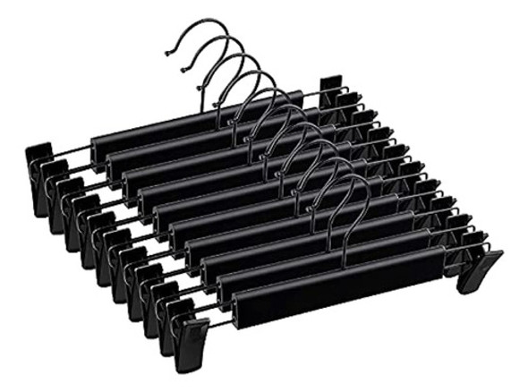 Lamitocs Paquete De 10 Perchas Para Pantalones Con Clips Ant 0