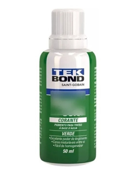 Corante Liquido Verde Tekbond 50 Ml 0