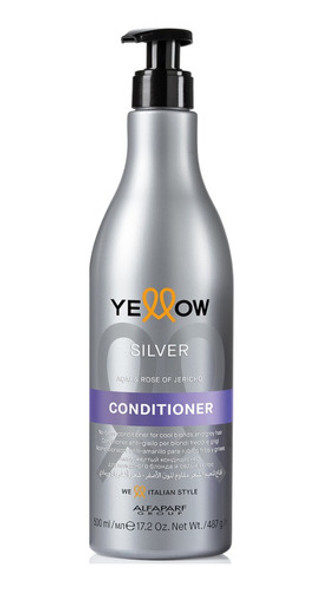 Acondicionador Matizador Silver Yellow X 500 Ml By Alfaparf 0 Acondicionador Matizador Silver Yellow X 500 Ml By Alfaparf 0