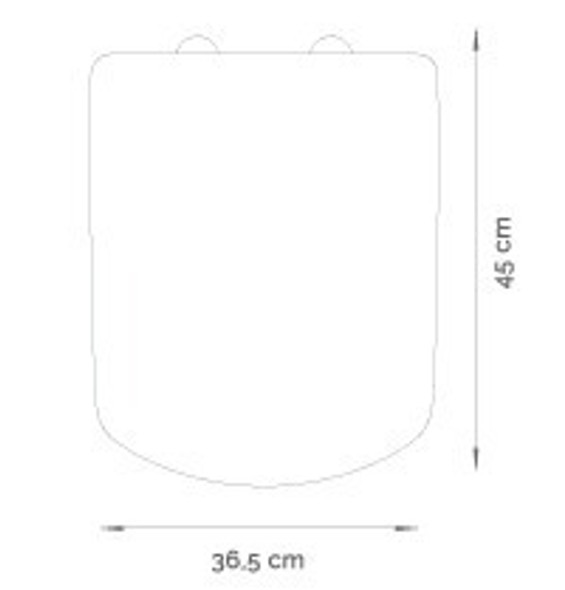 Asiento Inodoro Dama Senso Roca /ariel Cod.ds810 C.suave 1