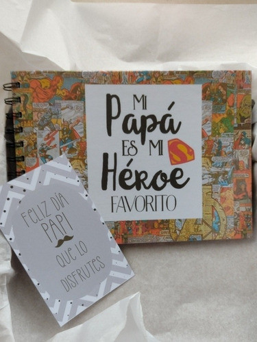 Álbum Día Del Padre 15*21 Cm Fotos/dibujos/tres Diseños 0