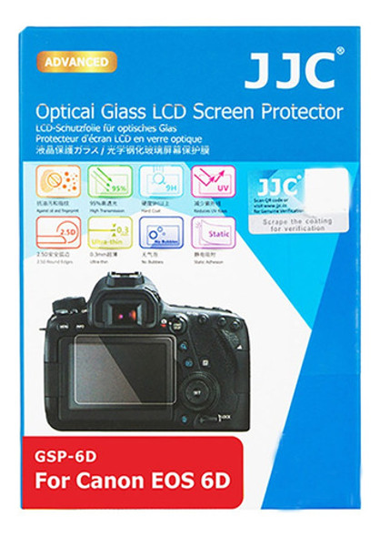 Protetor De Tela Película De Vidro Jjc Gsp-6d Canon 6d 0