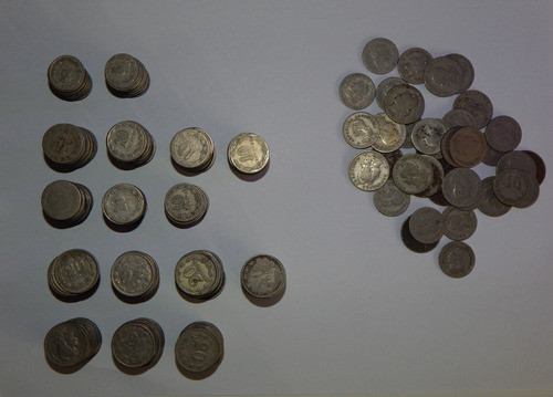 Lote 345 Monedas 5, 10, 20 Centavos 1896-1942 1