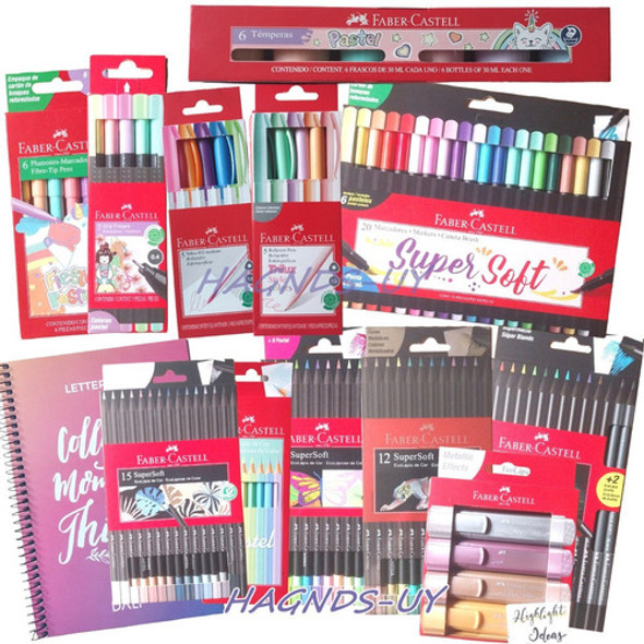 Mega Kit Pastel Para Lettering Faber Premium M10a 0