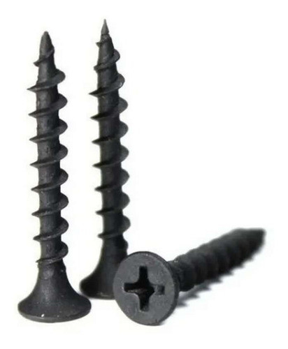 Tornillo Drywall 3,5 X 19mm Negro X 100 Unidades 1