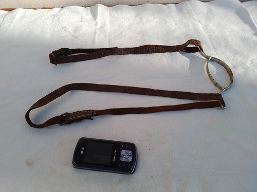 Antigua Correa Cuero Para Transportar Libros Escolares Escue 0