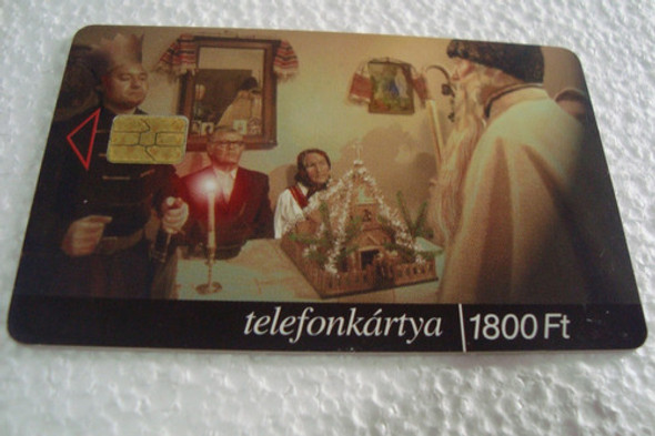 Cct Cartao Hungria Matav / Religioso Velas Imagem Pessoas 0