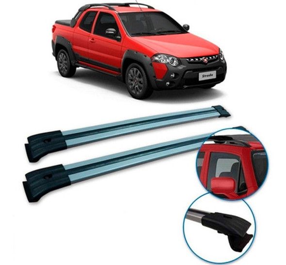 Barras De Techo Aluminio Fiat Strada 2015 Gris Eqmax 1 Barras De Techo Aluminio Fiat Strada 2015 Gris Eqmax 1