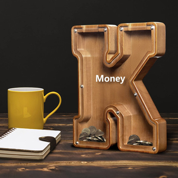 Aorcmitn Alcancia Grande De Madera Personalizada Para Ninos, 1