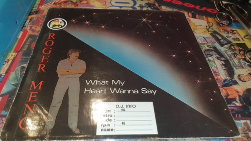 Roger Meno What My Heart Wanna Say Vinilo Maxi Germany 1986 0