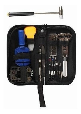 13 Piezas Reloj Reparación Herramienta Kit Zip Caso Batería 1