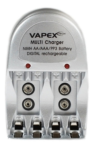 Cargador Multiple Pilas Aa Aaa Baterias 9v - Vapex - Vte200 0