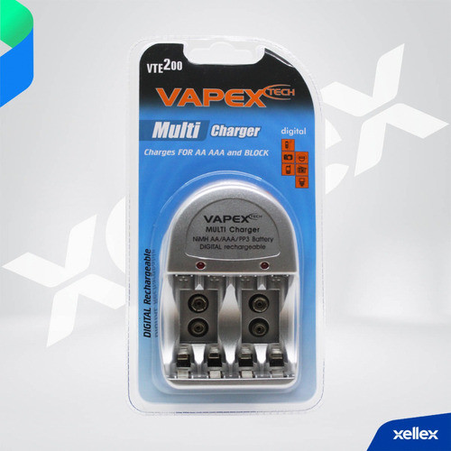 Cargador Multiple Pilas Aa Aaa Baterias 9v - Vapex - Vte200 1