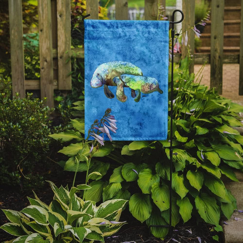 Caroline's Treasures 8660gf Manatee Garden Flag Mailbox Flag 1