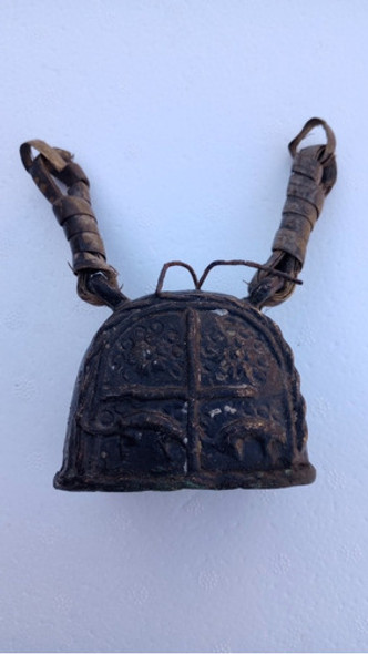 Cencerro Cascabel De Bronce Antiguo 0