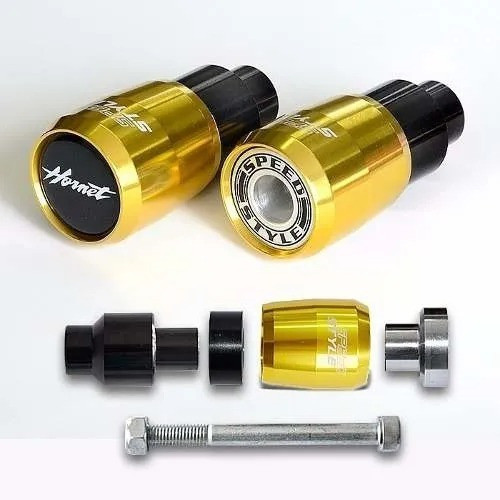 Slider Dianteiro Cb 600f Hornet 2005 A 2007 Dourado Claro 0