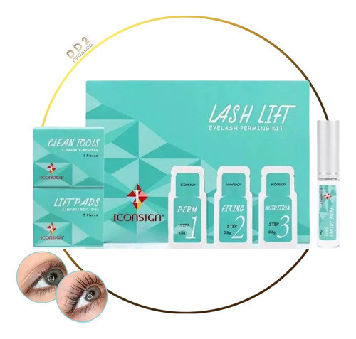 Kit Lifting Y Rizado De Pestañas Iconsign Pro Profesional 0