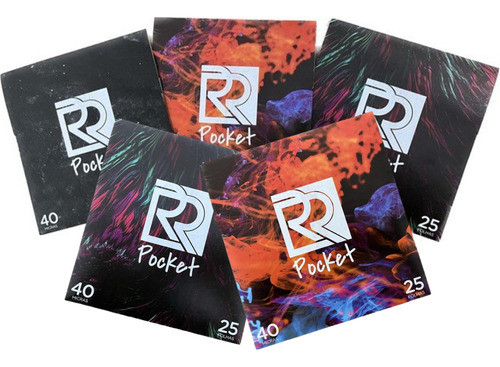 Kit 5 Papel Alumínio Grosso Narguile Rr Hookah 40mi 25un 0