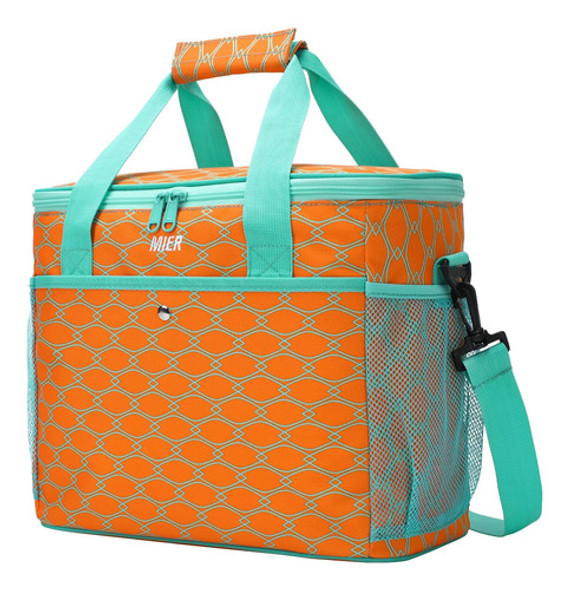 Gran Bolsa De Picnic Con Refrigerador Suave Para Comestibles 0