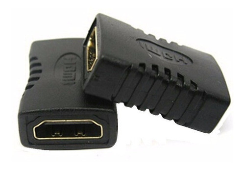 Par De Conector Hdmi Hembra Alargue De Cable Instalación 0