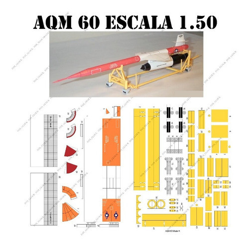 Aqm 60 Kingfisher Papercraft Escala 1.50 0