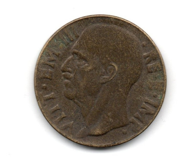 Italia Reino Moneda 10 Centesimi Año 1943 Km#74a Vittorio Em 1