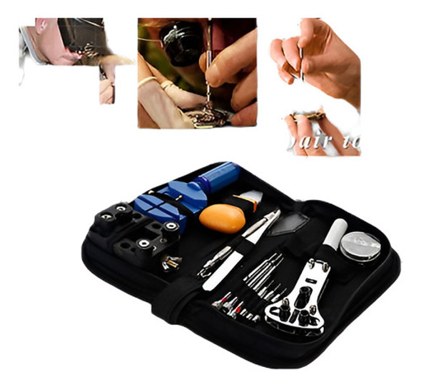 Lote De 13pcs Kit De Herramienta De La Reparación De Relojes 0