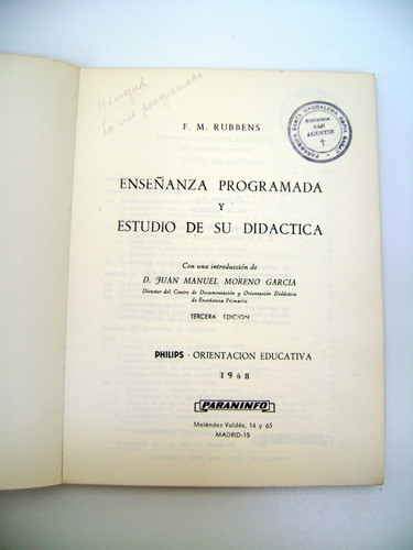 Enseñanza Programada Estudio Didactica Rubbens Philips Boedo 1