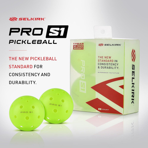 Bolas De Pickleball S1 Selkirk, 12 Unidades, 97 Cm Diámetro 1