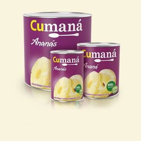 Anana En Rodajas Cumana X 3 Kg 0