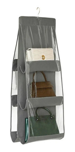 Organizador Bolsas P/ Cabide Separador Armário 6 Divisórias 0