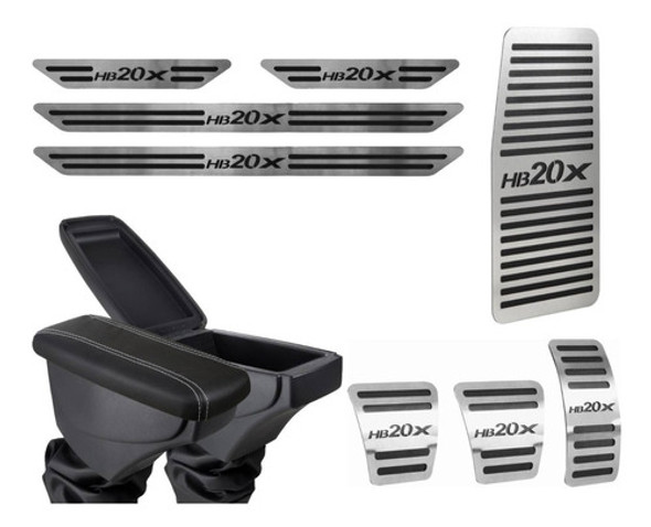 Apoio De Braço + Soleira + Descanso Pé + Pedaleira Hb20x Ma 0