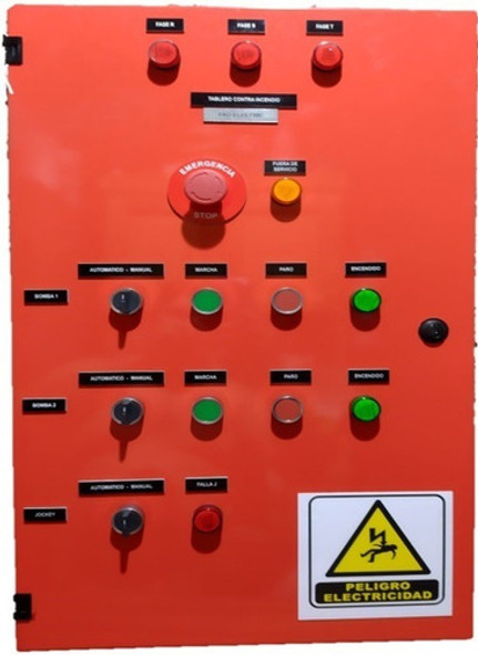 Tablero Arranque Presurizador Para Red Incendio 20 Cv Nfpa20 0
