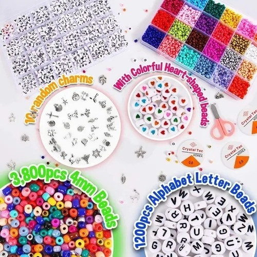 Kit De Fabricação De Jóias Pérolas Para Pulseiras Abal 1